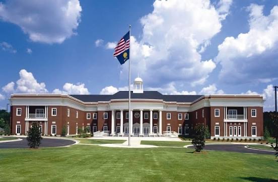 Columbia County Justice Center exterior, Evans