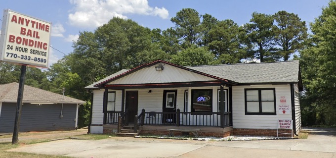 Anytime Bail Bonding Marietta office exterior, 2357 Austell Road